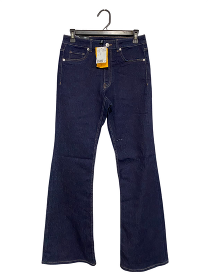 H&M |M| WAIST 28| A42| DARK DENIM HIGH-RISE FLARED UTILITY JEANS