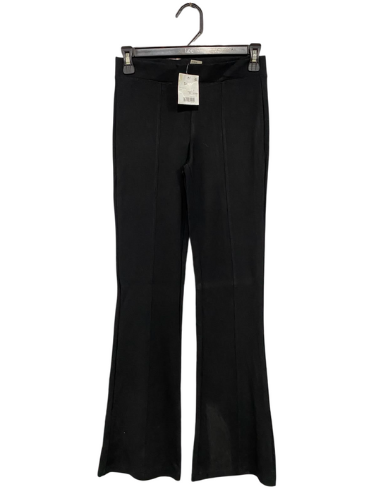 ANKO |XS| WAIST 24| A42| BLACK HIGH-RISE FLARED TECHNICAL PERFORMANCE UTILITY TROUSERS