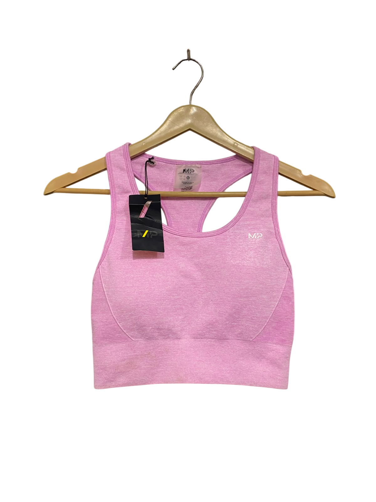 MP |S| BUST 12| A42| PINK SEAMLESS PERFORMANCE UTILITY SPORTS BRA