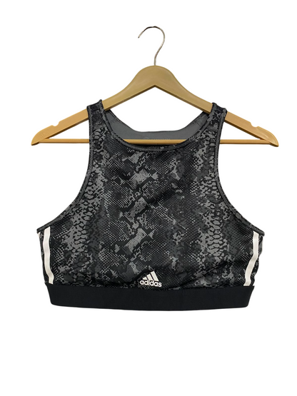 ADIDAS |L| BUST 15| A42| GREY SNAKESKIN HIGH-NECK PERFORMANCE UTILITY SPORTS BRA