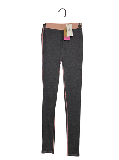CRANE |S| WAIST 22| A42| CHARCOAL & DUSTY PINK CONTRAST PERFORMANCE UTILITY LEGGINGS