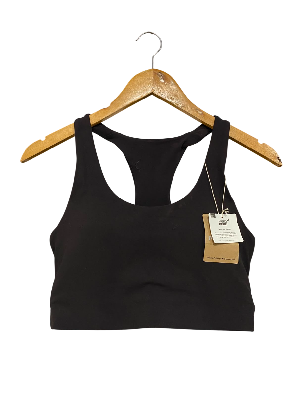 PATAGONIA |M| BUST 13| A43| BLACK HEIQ PURE PERFORMANCE UTILITY SPORTS BRA