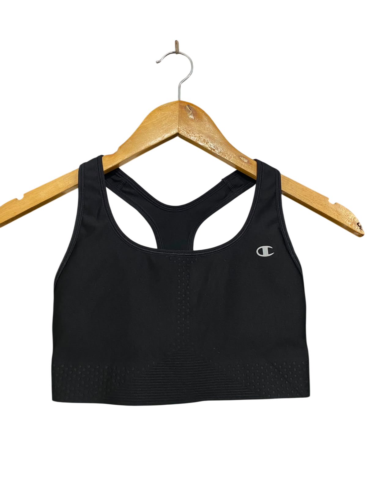 CHAMPION |XS| BUST 11| A43| BLACK SEAMLESS PERFORMANCE UTILITY SPORTS BRA