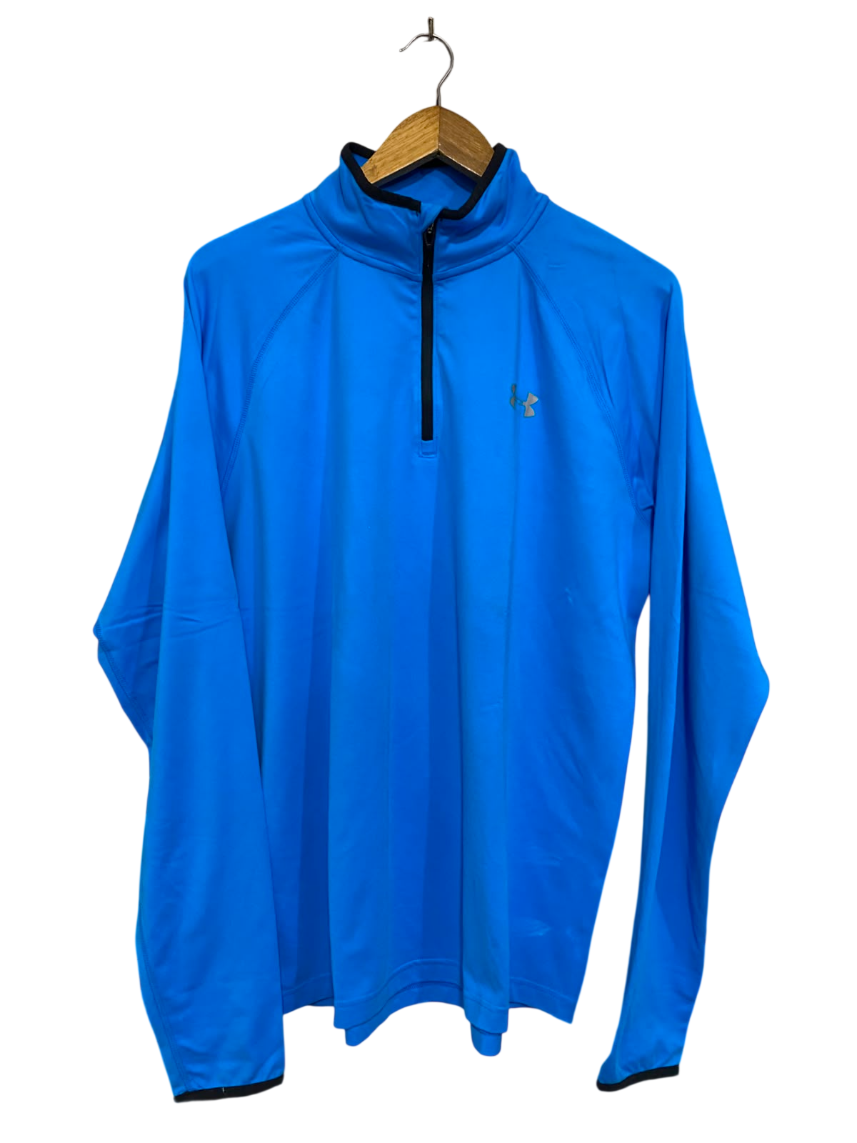 UNDER ARMOUR |L| BUST 23| A43| BLUE HALF-ZIP PERFORMANCE UTILITY TOP