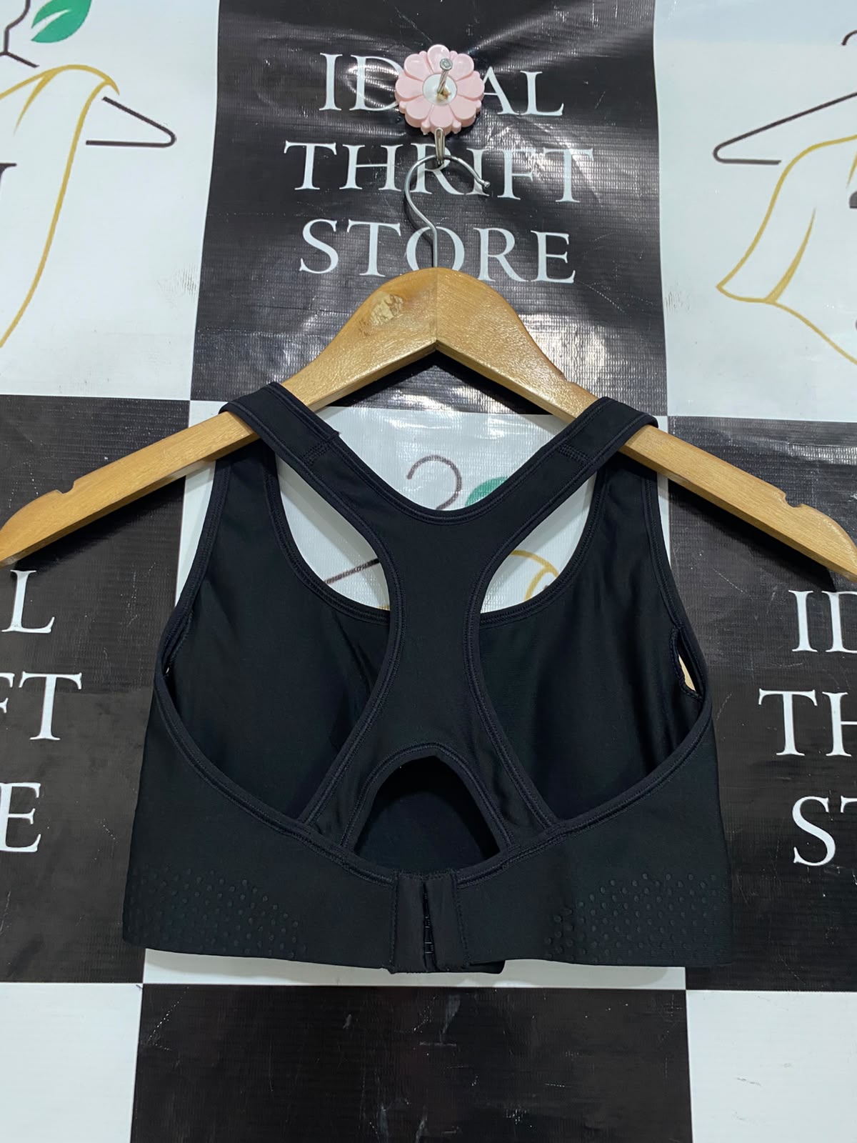 CHAMPION |XS| BUST 11| A43| BLACK SEAMLESS PERFORMANCE UTILITY SPORTS BRA