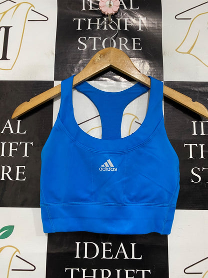 ADIDAS |XS| BUST 12| A43| BLUE PERFORMANCE UTILITY SPORTS BRA