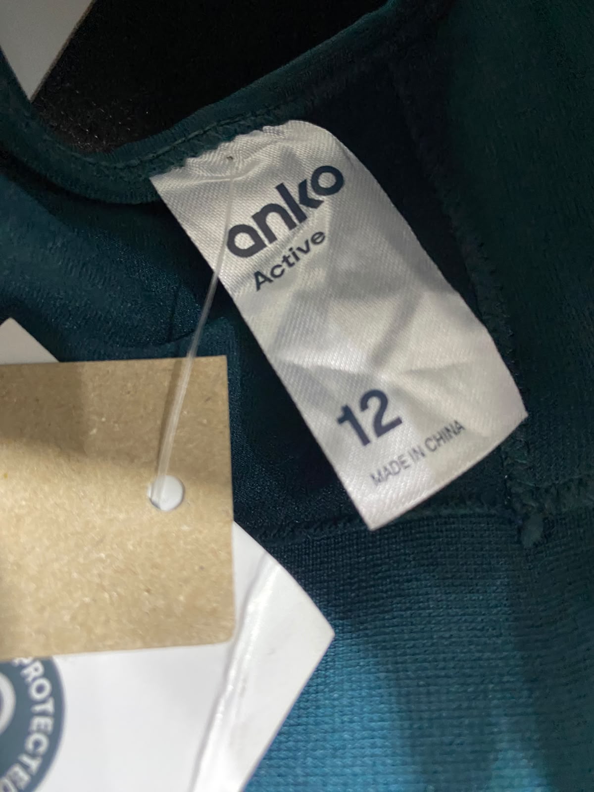ANKO |S| BUST 13| A43| TEAL MESH-BACK DRY PERFORMANCE UTILITY SPORTS BRA