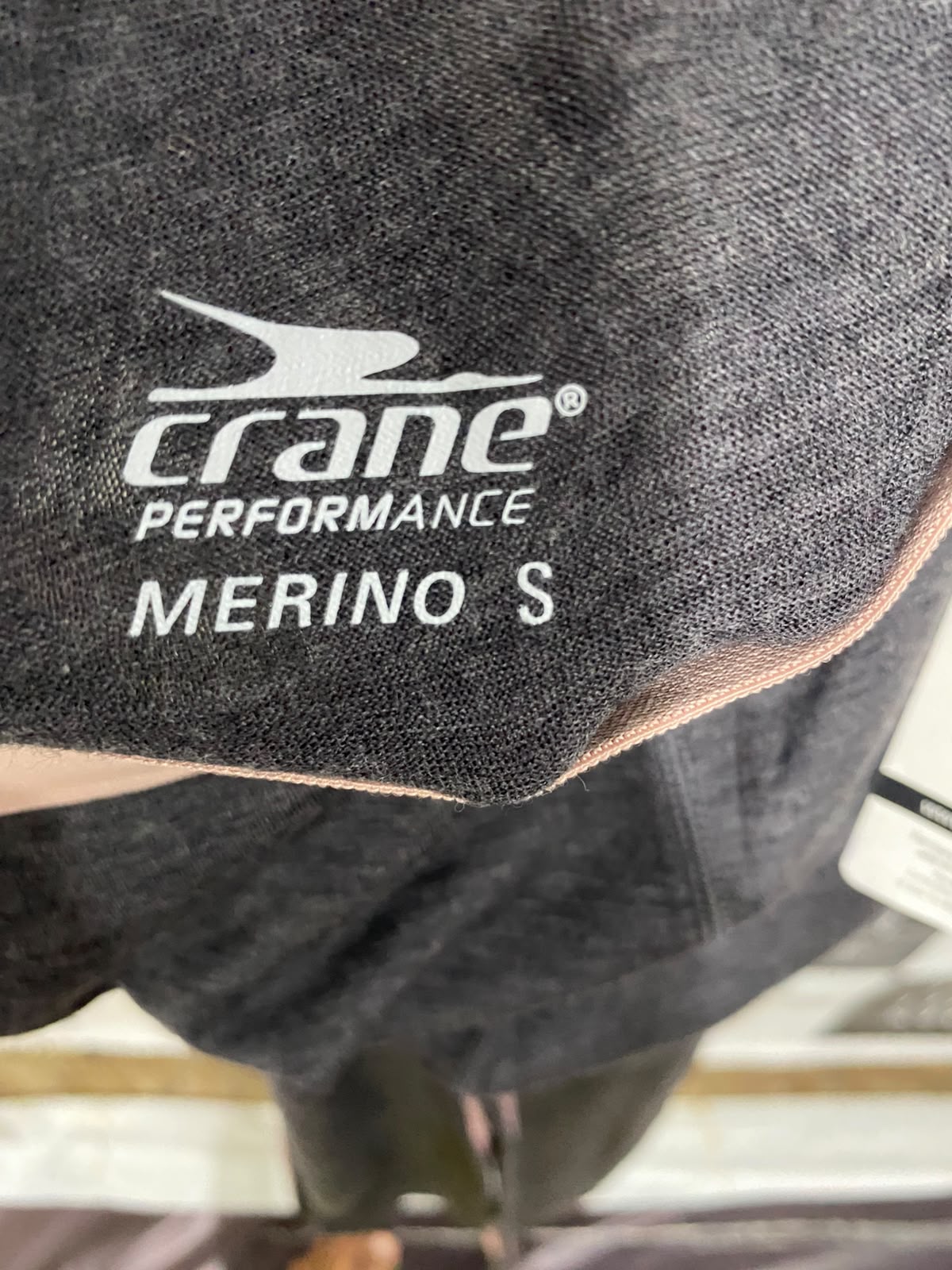 CRANE |S| WAIST 22| A42| CHARCOAL & DUSTY PINK CONTRAST PERFORMANCE UTILITY LEGGINGS