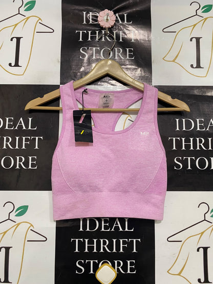MP |S| BUST 12| A42| PINK SEAMLESS PERFORMANCE UTILITY SPORTS BRA