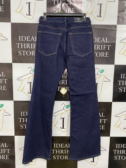H&M |M| WAIST 28| A42| DARK DENIM HIGH-RISE FLARED UTILITY JEANS