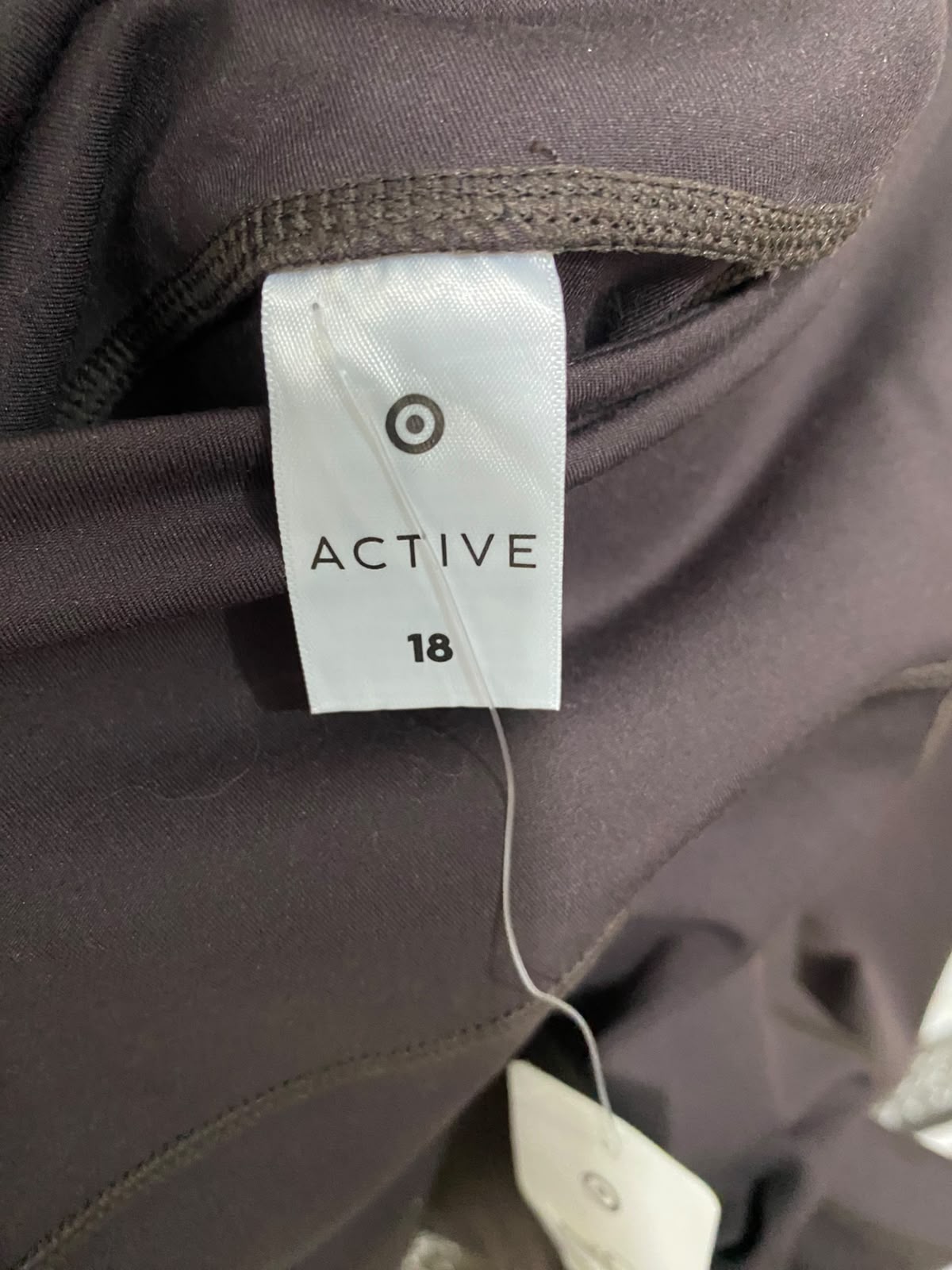 TARGET ACTIVE |L| WAIST 32| A42| DARK BROWN HIGH-RISE PERFORMANCE UTILITY LEGGINGS