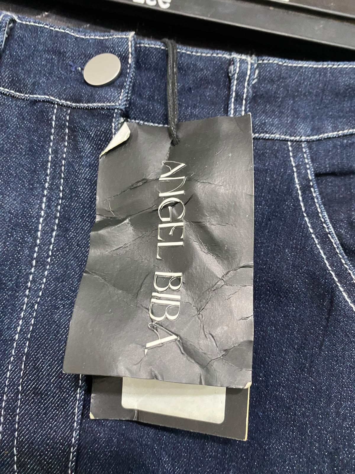 ANGEL BIBA |S| WAIST 26| A42| DARK DENIM CARGO UTILITY MAXI SKIRT