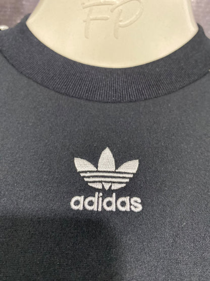 ADIDAS |M| BUST 15| A42| BLACK & WHITE 3-STRIPE LONG-SLEEVE BODYSUIT