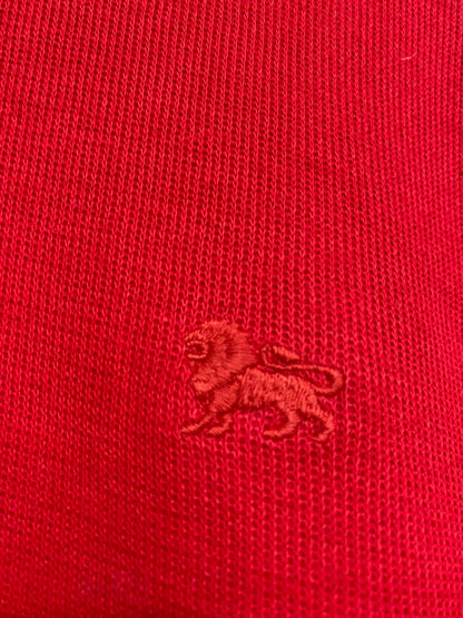 OLD NAVY |XL| BUST 19| A44| RED CREWNECK FLEECE UTILITY SWEATSHIRT