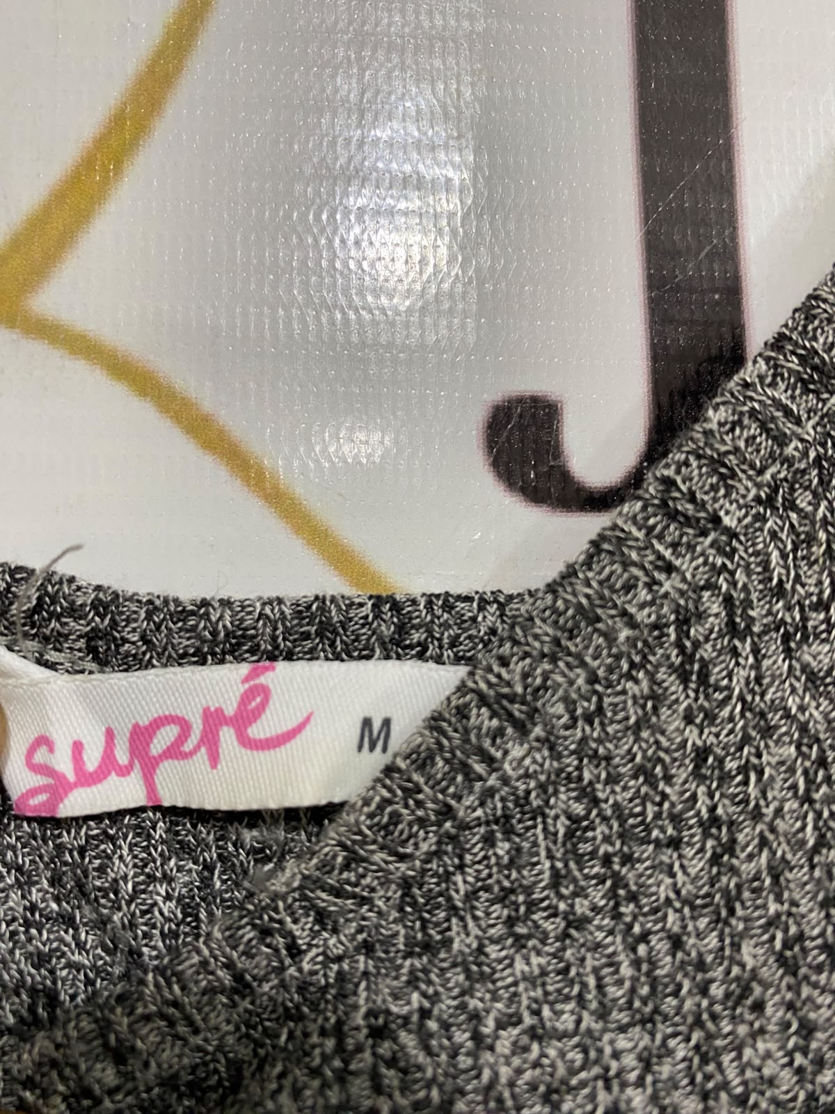 SUPRE |M| BUST 14| A44| GREY METALLIC SPARKLE SLIP MIDI UTILITY DRESS
