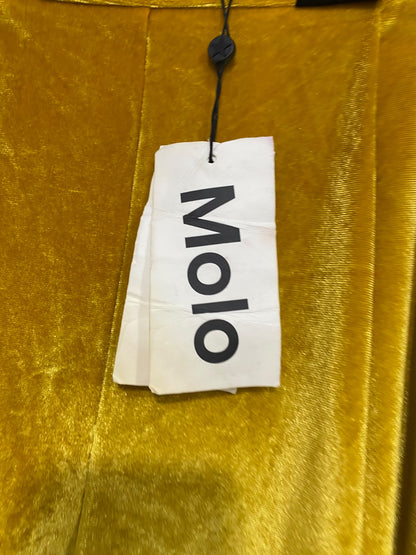 MOLO |M| WAIST 28| A43| MUSTARD YELLOW VELOUR WIDE-LEG UTILITY TROUSERS