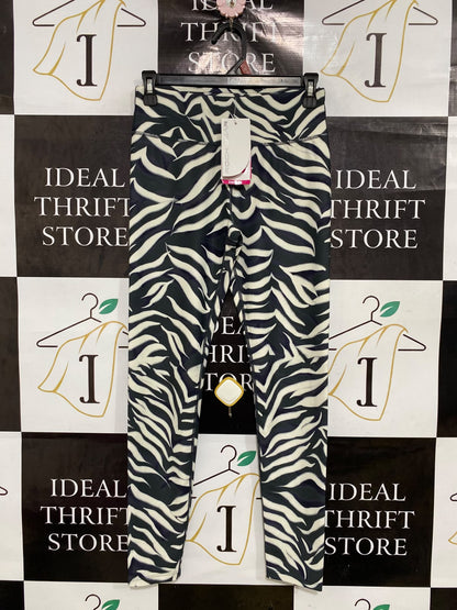 ROCK WEAR |S| WAIST 26| A43| ZEBRA-PRINT HIGH-RISE TECHNICAL UTILITY LEGGINGS