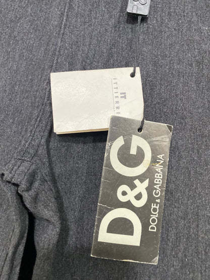 DOLCE & GABBANA |S| WAIST 26| A43| CHARCOAL GREY STRAIGHT-LEG UTILITY DENIM JEANS