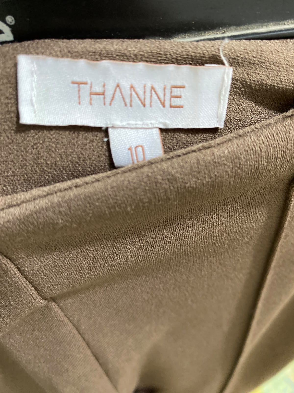 THANNE |M| WAIST 28| A45| TAUPE WIDE-LEG TECHNICAL UTILITY TROUSERS