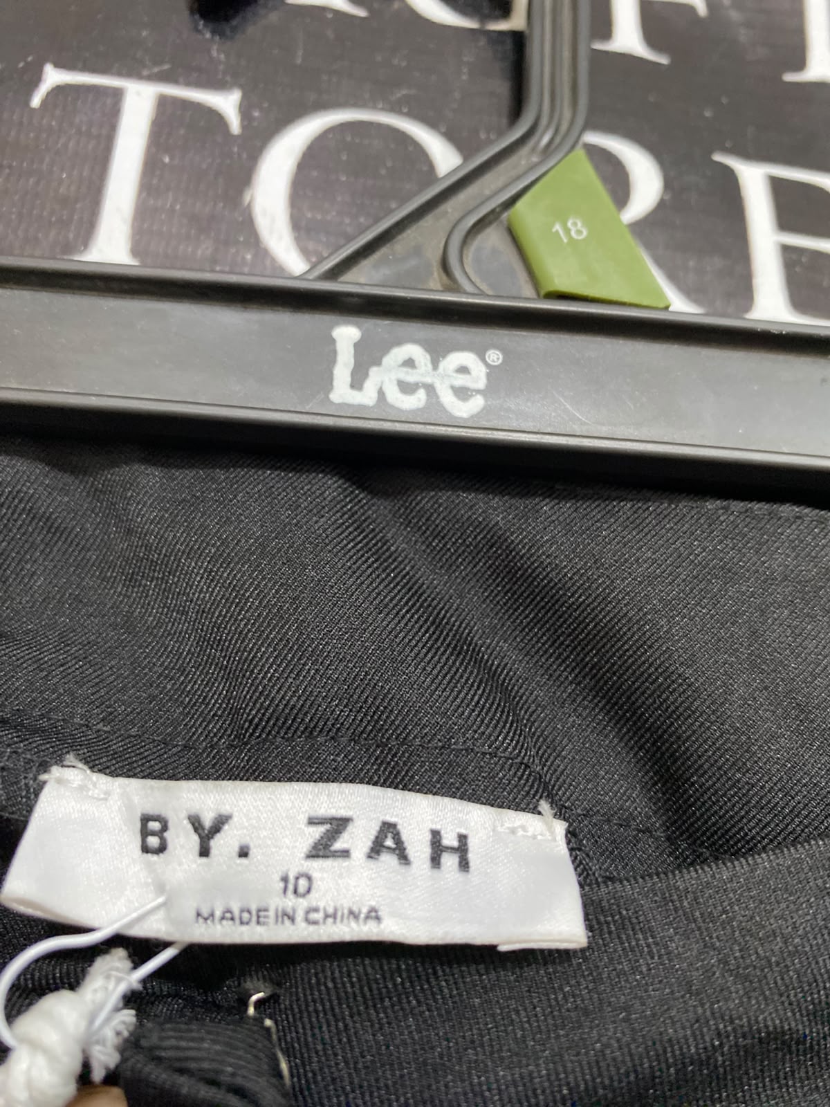 BY ZAH |M| WAIST 28| A45| BLACK AND WHITE SIDE-STRIPE TECHNICAL UTILITY TROUSERS