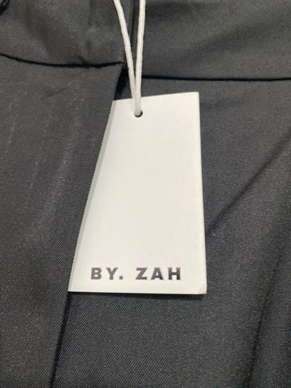 BY ZAH |M| WAIST 28| A45| BLACK AND WHITE SIDE-STRIPE TECHNICAL UTILITY TROUSERS