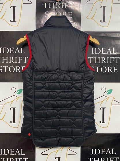 HUNTER |XS| BUST 16| A45| BLACK AND RED QUILTED TECHNICAL UTILITY VEST