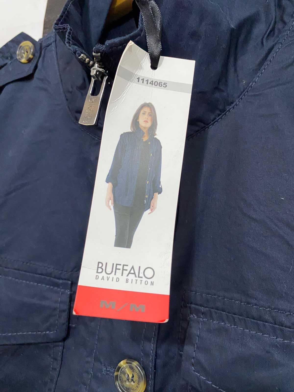 BUFFALO |M| BUST 21| A45| DAVID BITTON NAVY UTILITY JACKET