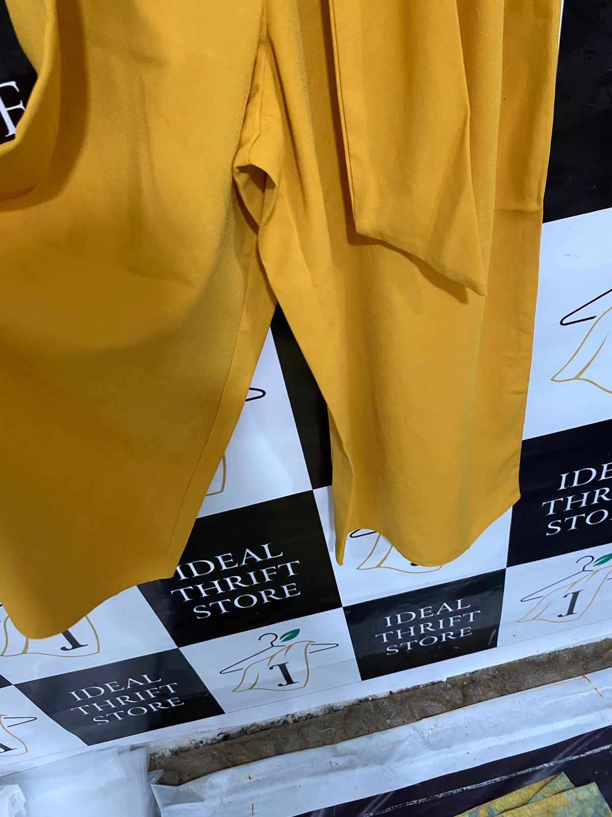 PRIMARK |M| BUST 17| A44| MUSTARD YELLOW O-RING BELTED TECHNICAL UTILITY JUMPSUIT