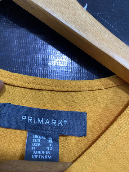 PRIMARK |M| BUST 17| A44| MUSTARD YELLOW O-RING BELTED TECHNICAL UTILITY JUMPSUIT