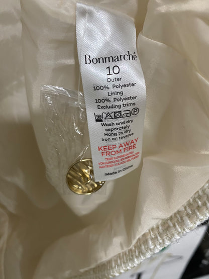 DAVID EMANUEL |M| BUST 19| A44| CREAM TWEED STRUCTURED TECHNICAL UTILITY COAT
