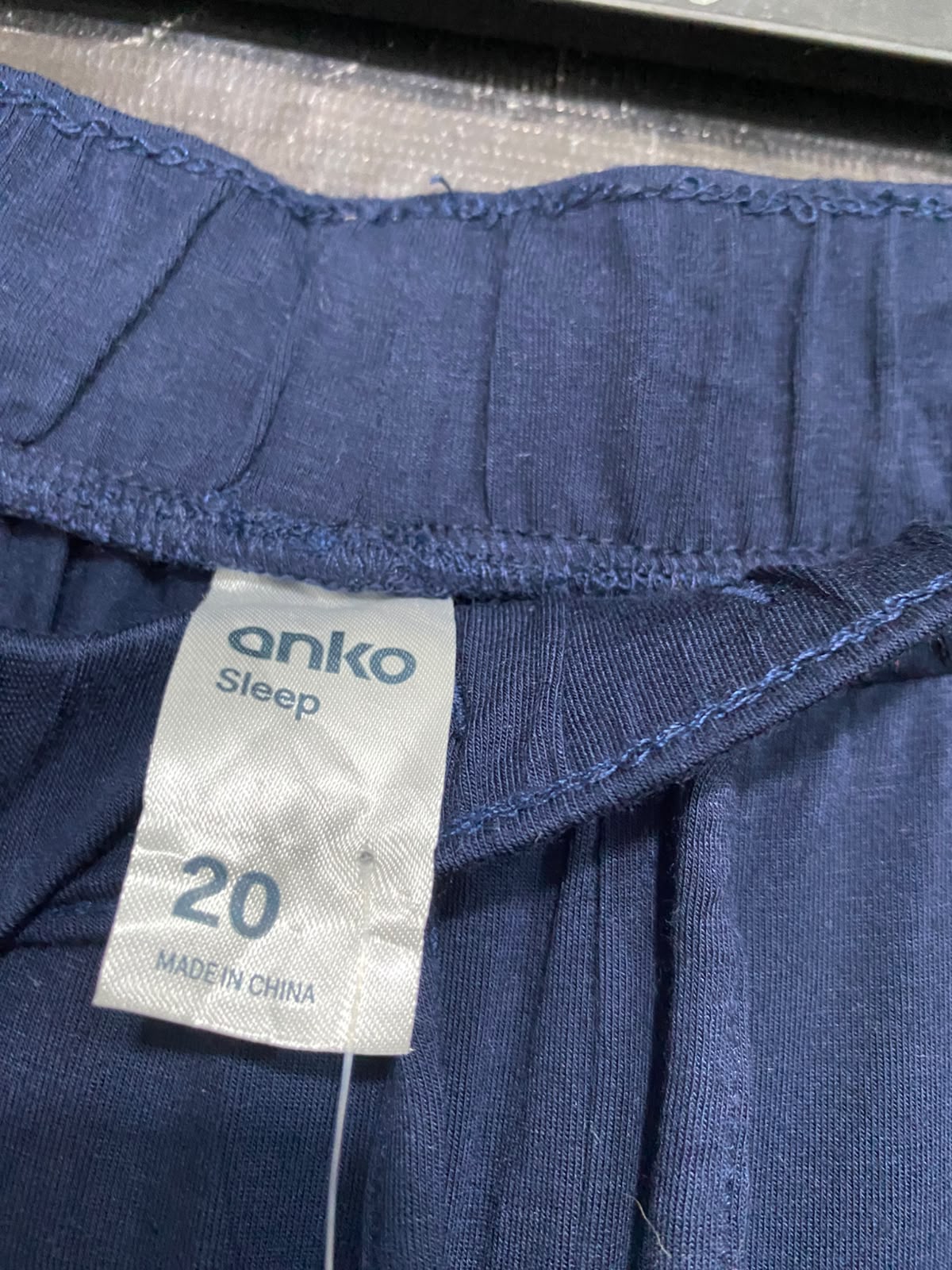 ANKO |XXL| WAIST 40| A44| NAVY BLUE WIDE-LEG DRAWSTRING TECHNICAL UTILITY TROUSERS