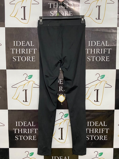 ADIDAS |XS| WAIST 24| A44| BLACK THREE-STRIPE TECHNICAL UTILITY LEGGINGS