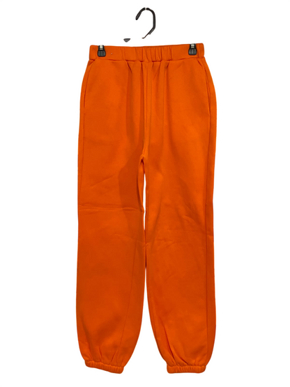 SHEIN |S| WAIST 28| A46| VIBRANT ORANGE ELASTICATED TECHNICAL UTILITY JOGGERS