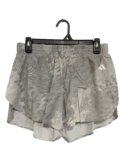 ADIDAS |M| WAIST 28| A47| GREY ABSTRACTION-PRINT ADIDAS TECHNICAL UTILITY ATHLETIC SHORTS
