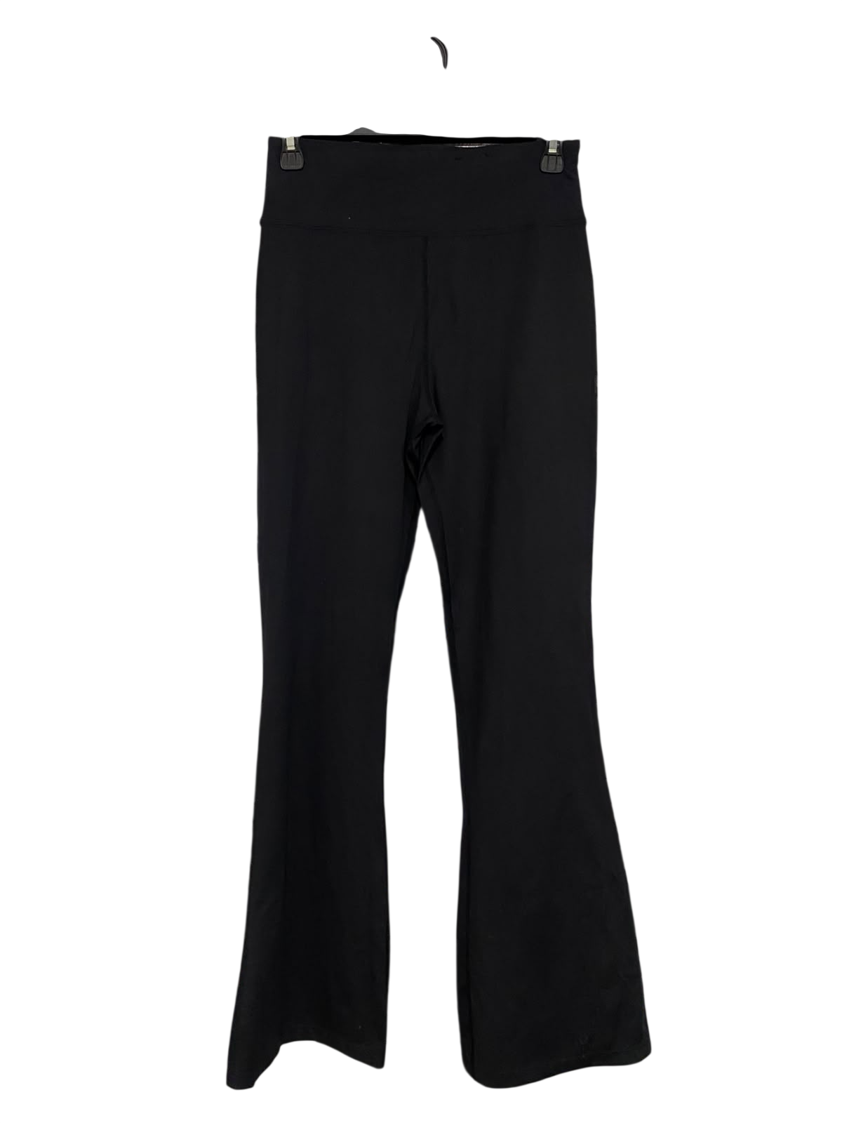 ANKO |S| WAIST 26| A46| BLACK HIGH-WAISTED FLARED TECHNICAL UTILITY TROUSERS