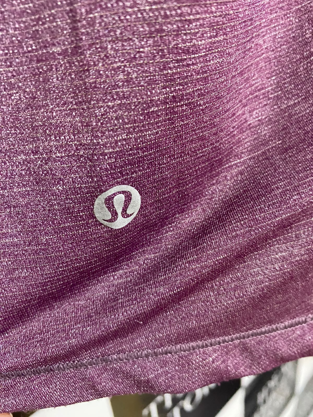 LULULEMON |M| BUST 19| MAUVE HEATHERED SCOOP-NECK TECHNICAL UTILITY TANK TOP