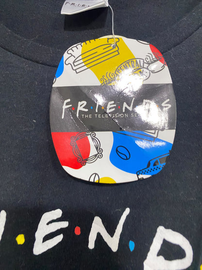 FRIEND |M| BUST 19| A46| BLACK FRIENDS GRAPHIC-PRINT TECHNICAL UTILITY TEE