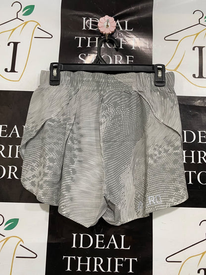 ADIDAS |M| WAIST 28| A47| GREY ABSTRACTION-PRINT ADIDAS TECHNICAL UTILITY ATHLETIC SHORTS