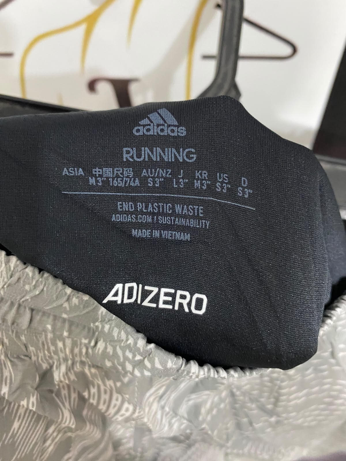 ADIDAS |M| WAIST 28| A47| GREY ABSTRACTION-PRINT ADIDAS TECHNICAL UTILITY ATHLETIC SHORTS