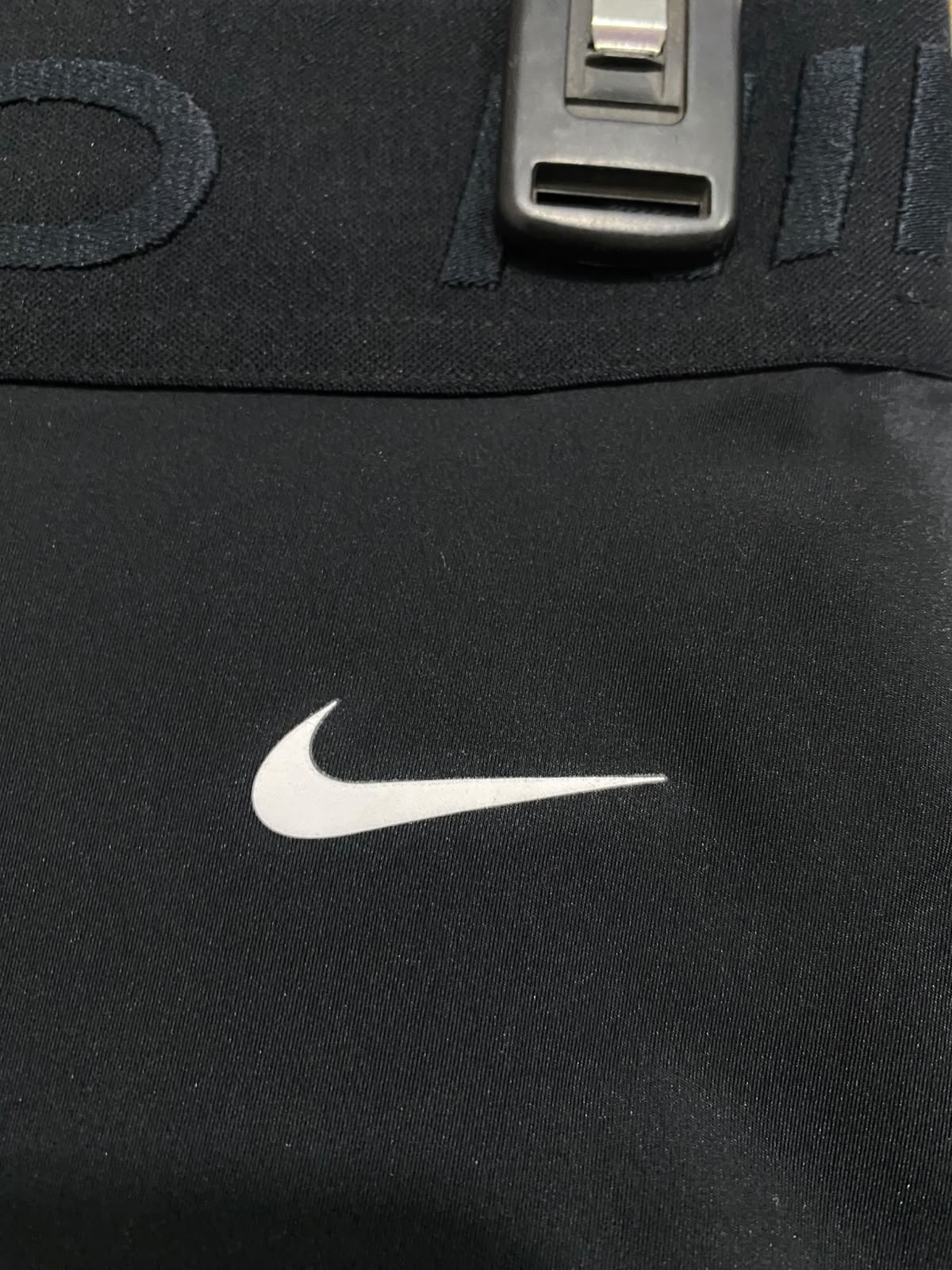 NIKE |M| WAIST 28| A46| BLACK NIKE PRO BRANDED-WAISTBAND TECHNICAL UTILITY ATHLETIC SHORTS