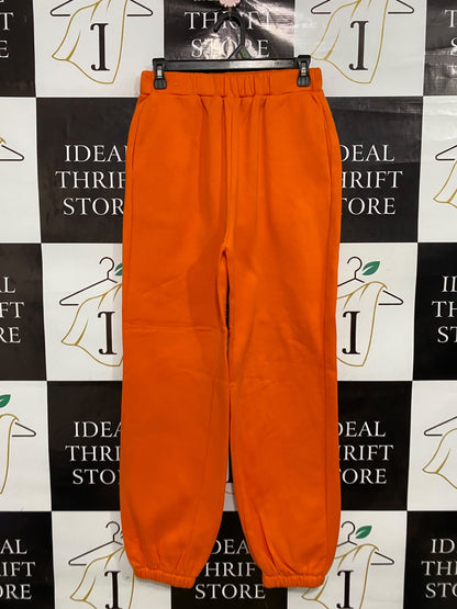SHEIN |S| WAIST 28| A46| VIBRANT ORANGE ELASTICATED TECHNICAL UTILITY JOGGERS