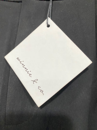 WINNIE & CO |M| WAIST 28| A46| BLACK TAILORED HIGH-WAIST WIDE-LEG TECHNICAL UTILITY PANTS