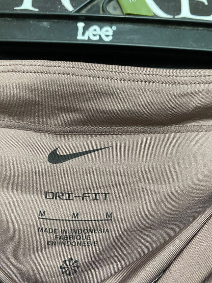 NIKE |M| WAIST 26| A46| BROWN NIKE LOGO-BRANDED DRAWSTRING TECHNICAL UTILITY LEGGINGS