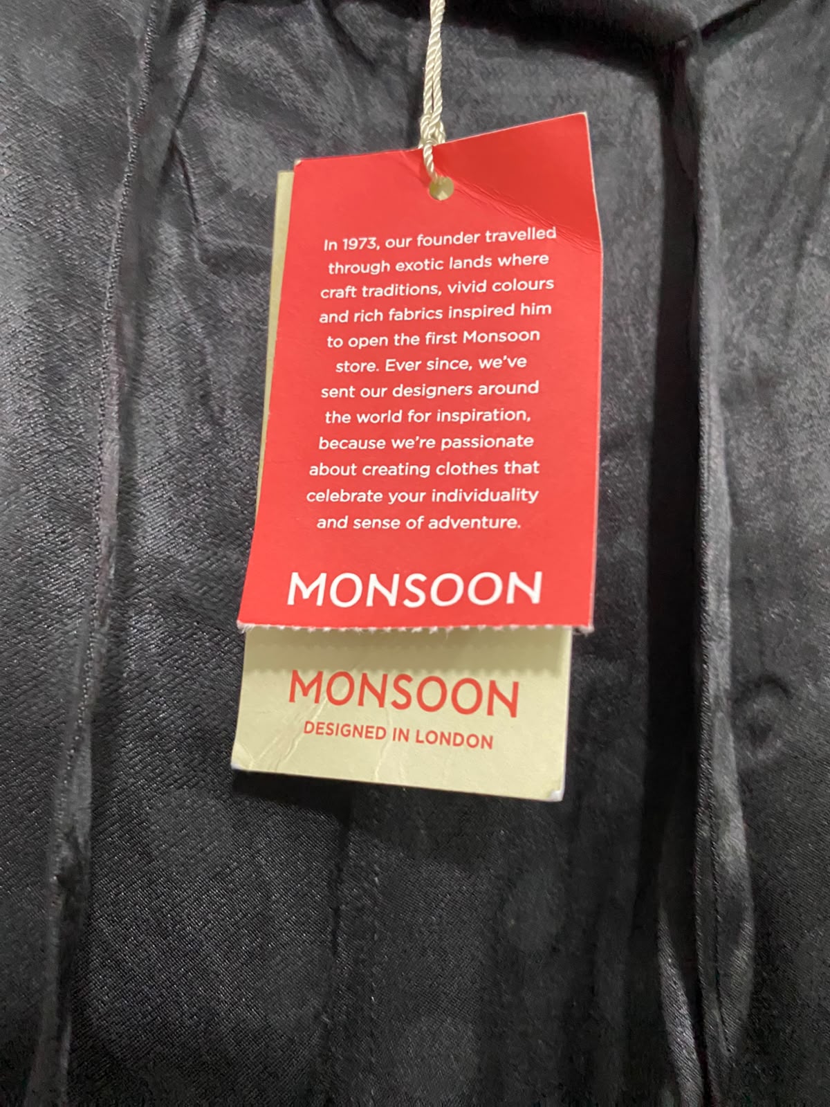MONSOON |M| WAIST 30| A46| BLACK MONSOON SATIN-FINISH TIE-WAIST WIDE-LEG TECHNICAL UTILITY PALAZZO PANTS