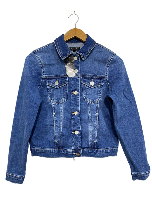 LIPSY |M| BUST 18| A47| MEDIUM WASH DENIM TECHNICAL UTILITY JACKET