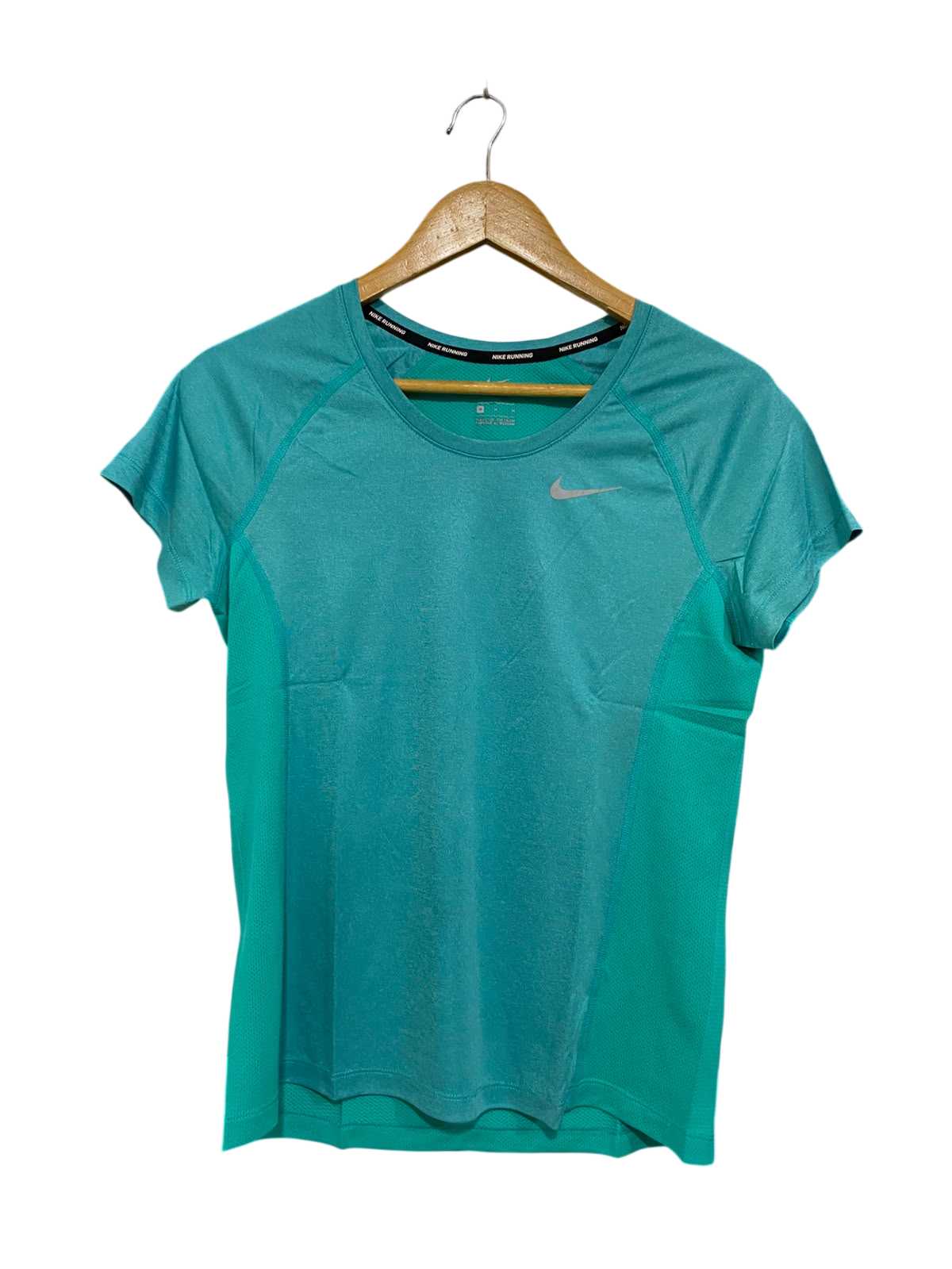 NIKE |M| BUST 18| A47| TEAL NIKE RUNNING TECHNICAL UTILITY PERFORMANCE TEE