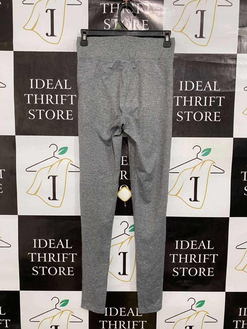 NEW LOOK |S| WAIST 26| A48| GREY HEATHERED TECHNICAL UTILITY LEGGINGS