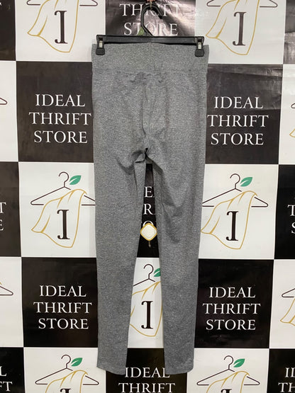 NEW LOOK |S| WAIST 26| A48| GREY HEATHERED TECHNICAL UTILITY LEGGINGS