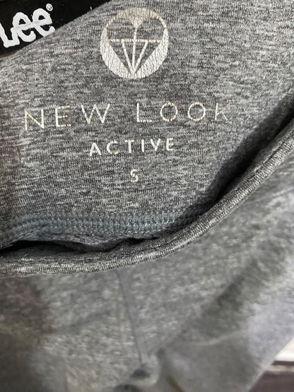 NEW LOOK |S| WAIST 26| A48| GREY HEATHERED TECHNICAL UTILITY LEGGINGS