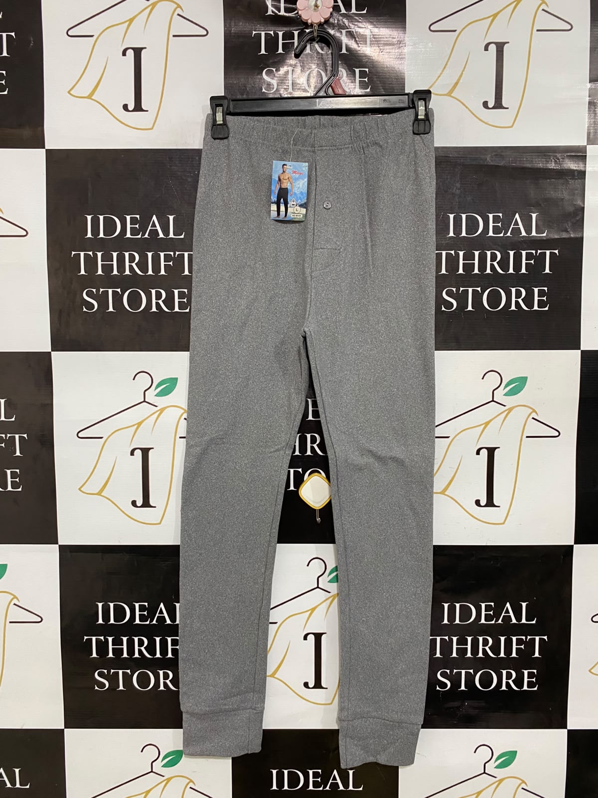 MIEGO |L| WAIST 25| A47| GREY THERMAL TECHNICAL UTILITY BASE-LAYER PANTS